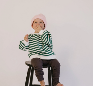 Roobear - Holiday Striped Crewnecks Green|173389