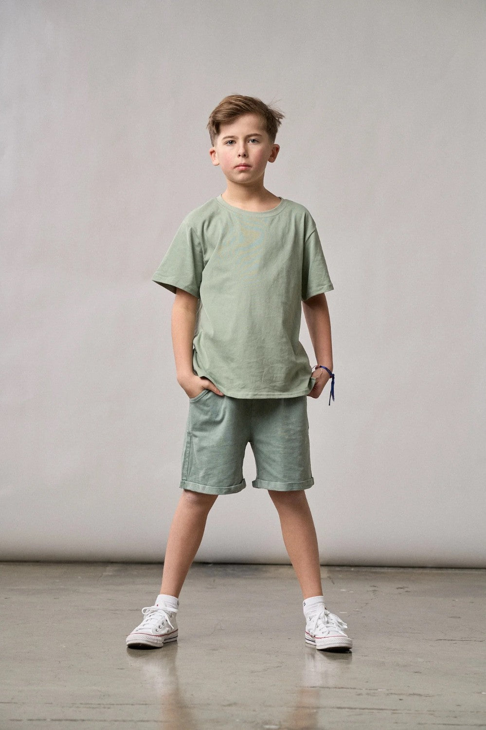 Little Bipsy - Elevated Tee - Basil|125681