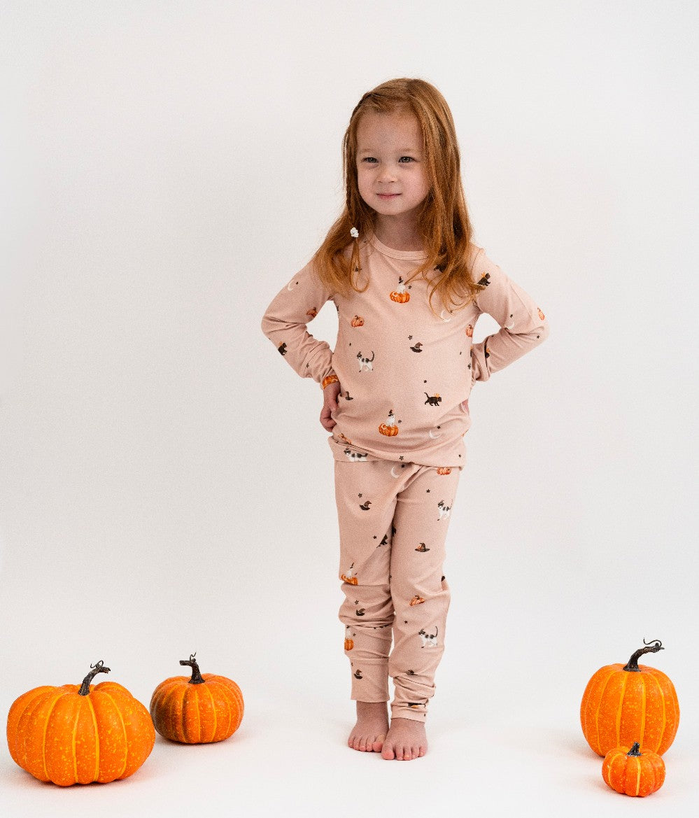 Belan.J - L/S PJ Set Witch Cats|220697