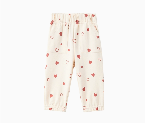 Norsu Organic - Fleece Sweatpant-Hearts|106143