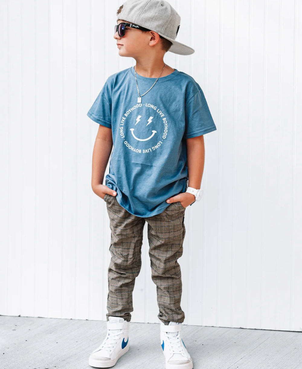 97 Design Co - Long Live Boyhood T-Shirt Blue|77104