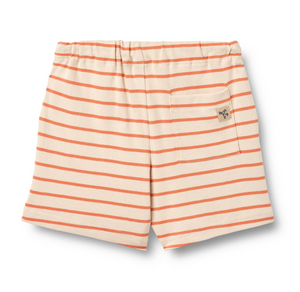Wheat - Jersey Shorts Kalle Orange Stripe|197210