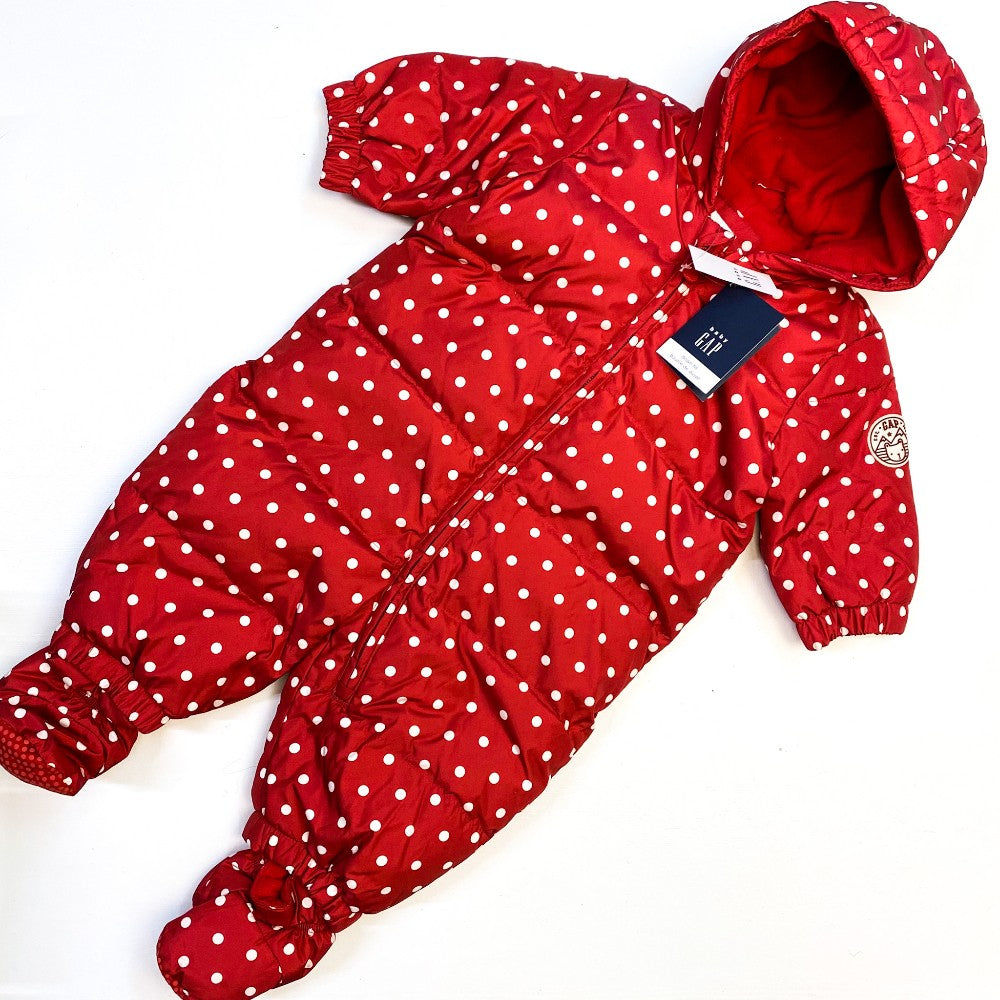 Gap Snowsuit Red Polkadot|50821