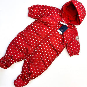 Gap Snowsuit Red Polkadot|50821