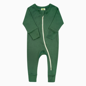 Parade - '2-Way' Zip Romper Emerald|164086