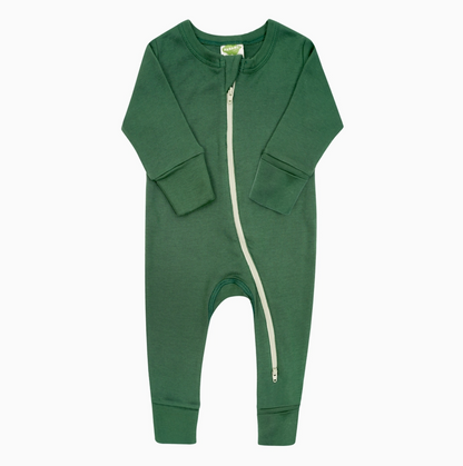Parade - '2-Way' Zip Romper Emerald|164086