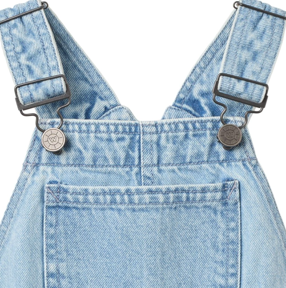 Wheat - Overall Shorts Lykke Light Blue|191224