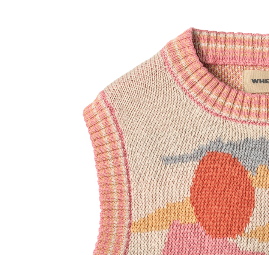 Wheat - Jaquard Vest Maria multi|164395