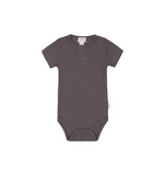Jamie Kay - Organic Cotton Modal Darcy Rib Tee Bodysuit - Carob|153332