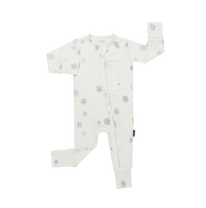 Belan.J - Footless Zipper Sleeper Snowflakes|175442