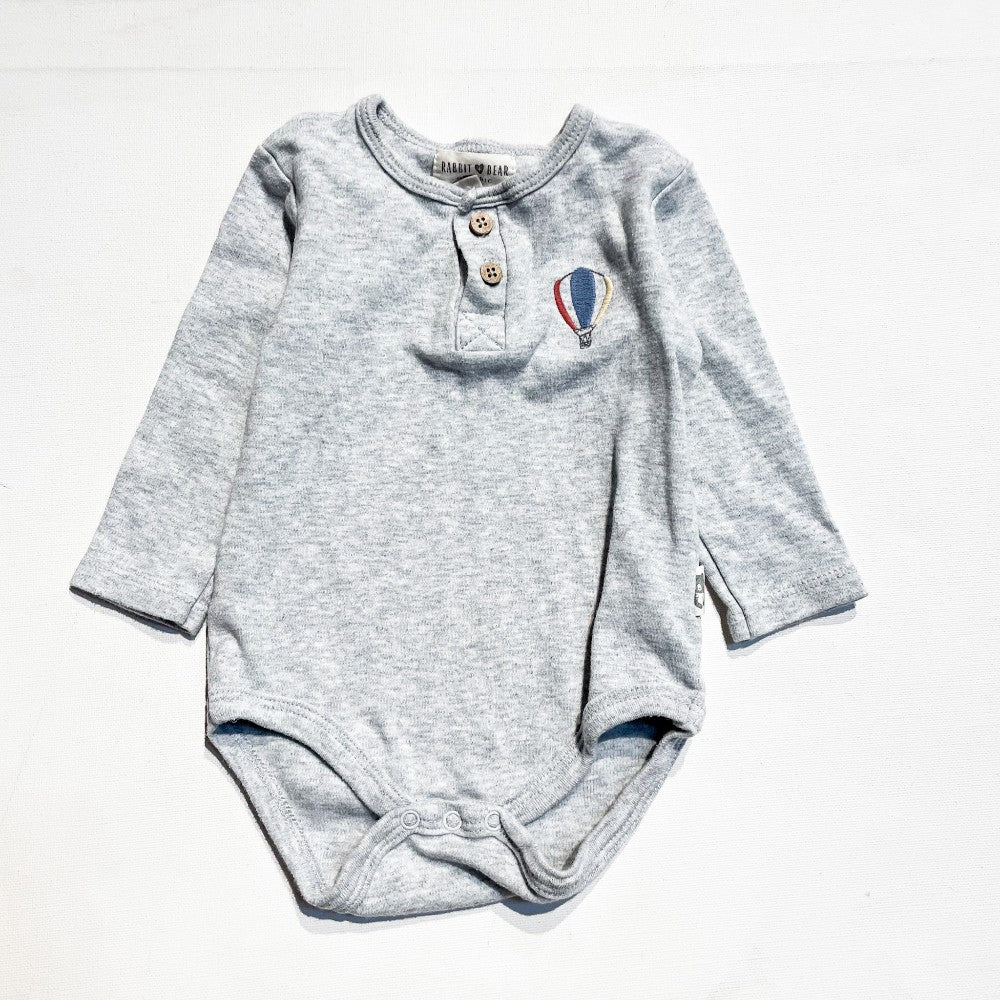 Rabbit + Bear Onesie 6-9M|147250