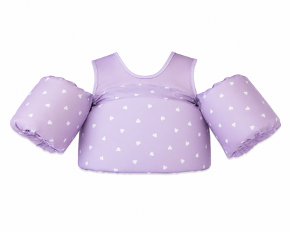 Current Tyed - Floaties Purple Hearts