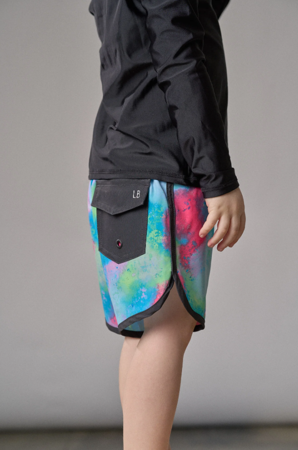 Little Bipsy - Boys Swim Short Neon Watercolor|139436