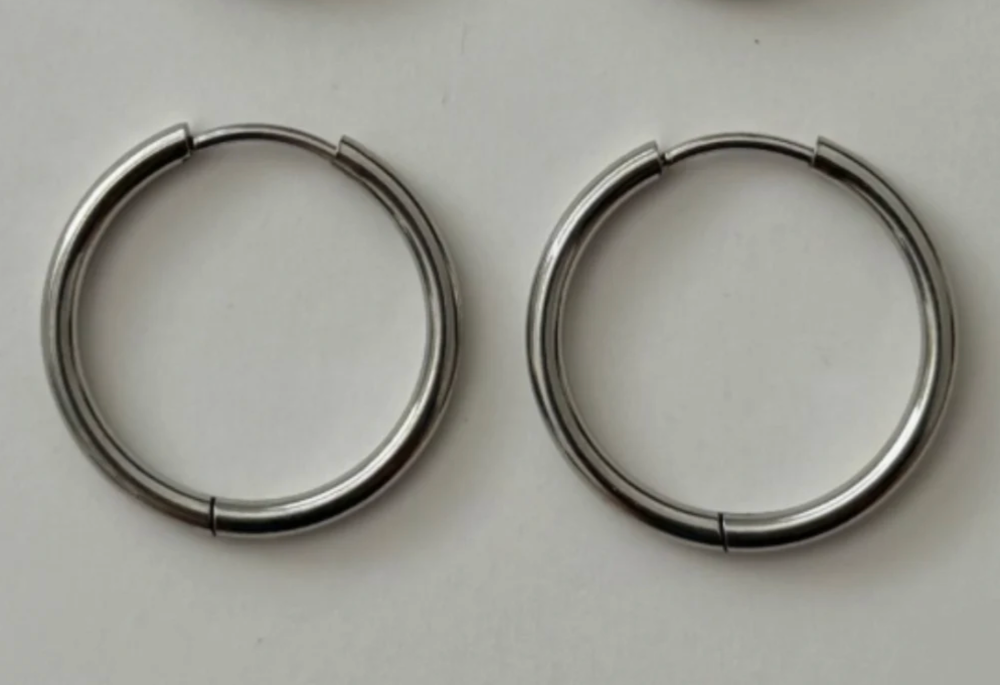Minimal Hoops 2.0-22mm - Silver|218821
