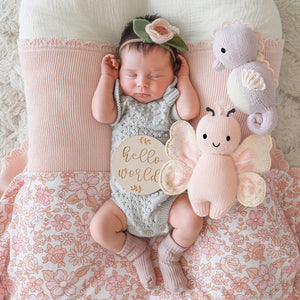 Cuddle & Kind - Baby butterfly (petal pink), Give 5 Meals|155782