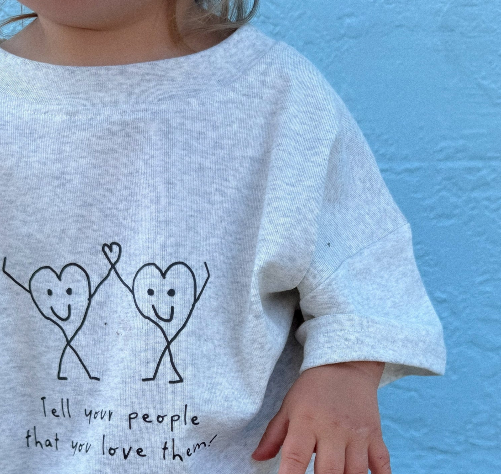 Roobear - "Tell Your People You Love Them" - Organic Cotton Tee|147709
