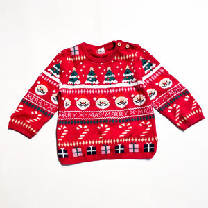 H&M Christmas Sweater 9-12M|139522