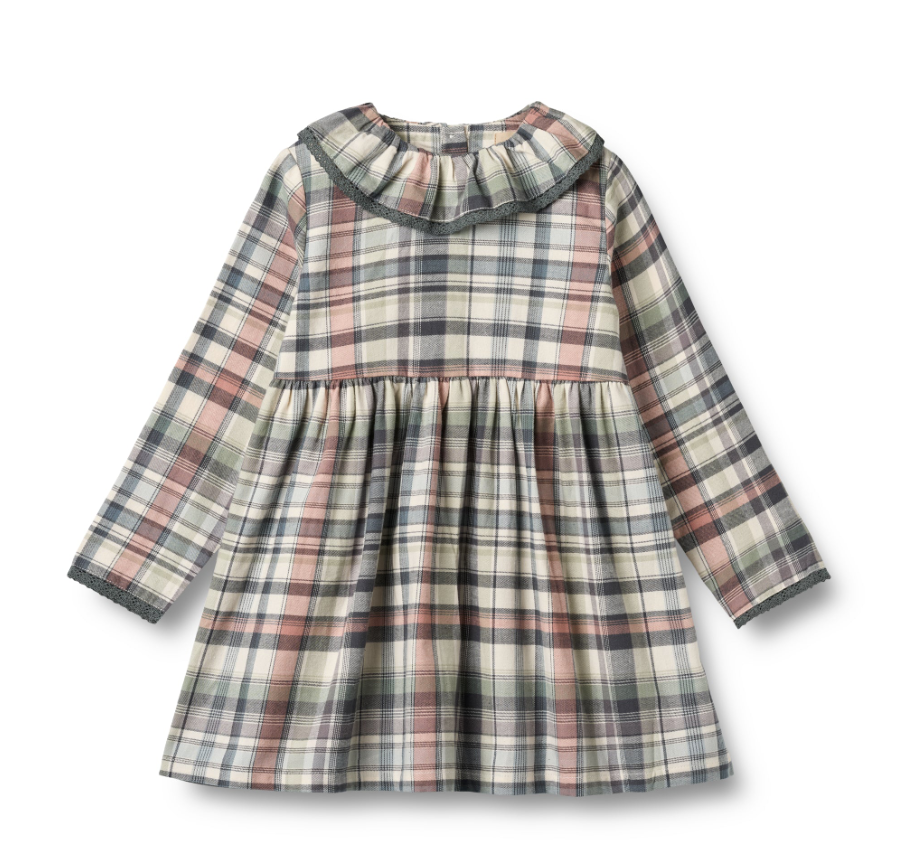 Wheat - Dress Violetta multi check|164455