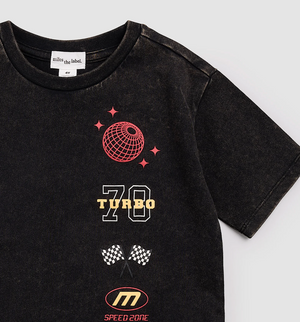 Miles The Label - Black Wash T-Shirt|193729