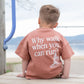 Roobear - Why Walk Organic Cotton Tee