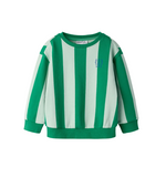 Name It - Striped Green Crewneck|208175