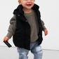 Little Bipsy - Hooded Puffer Vest - Black|108347