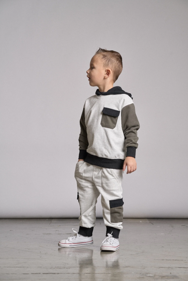 Little Bipsy - Block Pocket Cargo Jogger|115949