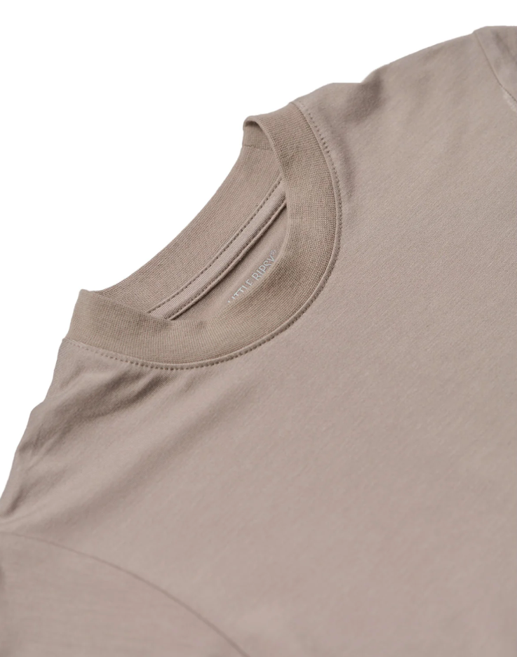Oversized Bamboo Tee - Mushroom|142092