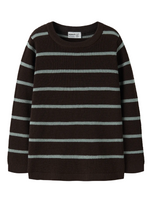Name It - Mint Chocolate Striped Sweater|233257