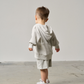 Little Bipsy - Waffle Hoodie - Light Heather Grey|142502