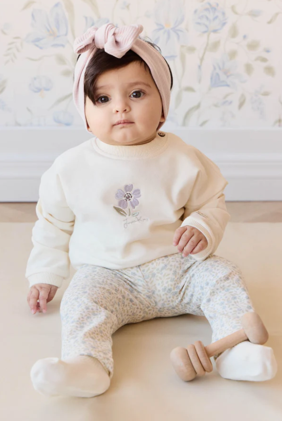 Jamie Kay - Organic Cotton Bobbie Sweatshirt - Parchment Lola|136600