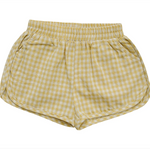 Mebie Baby - Yellow Gingham Shorts|185385