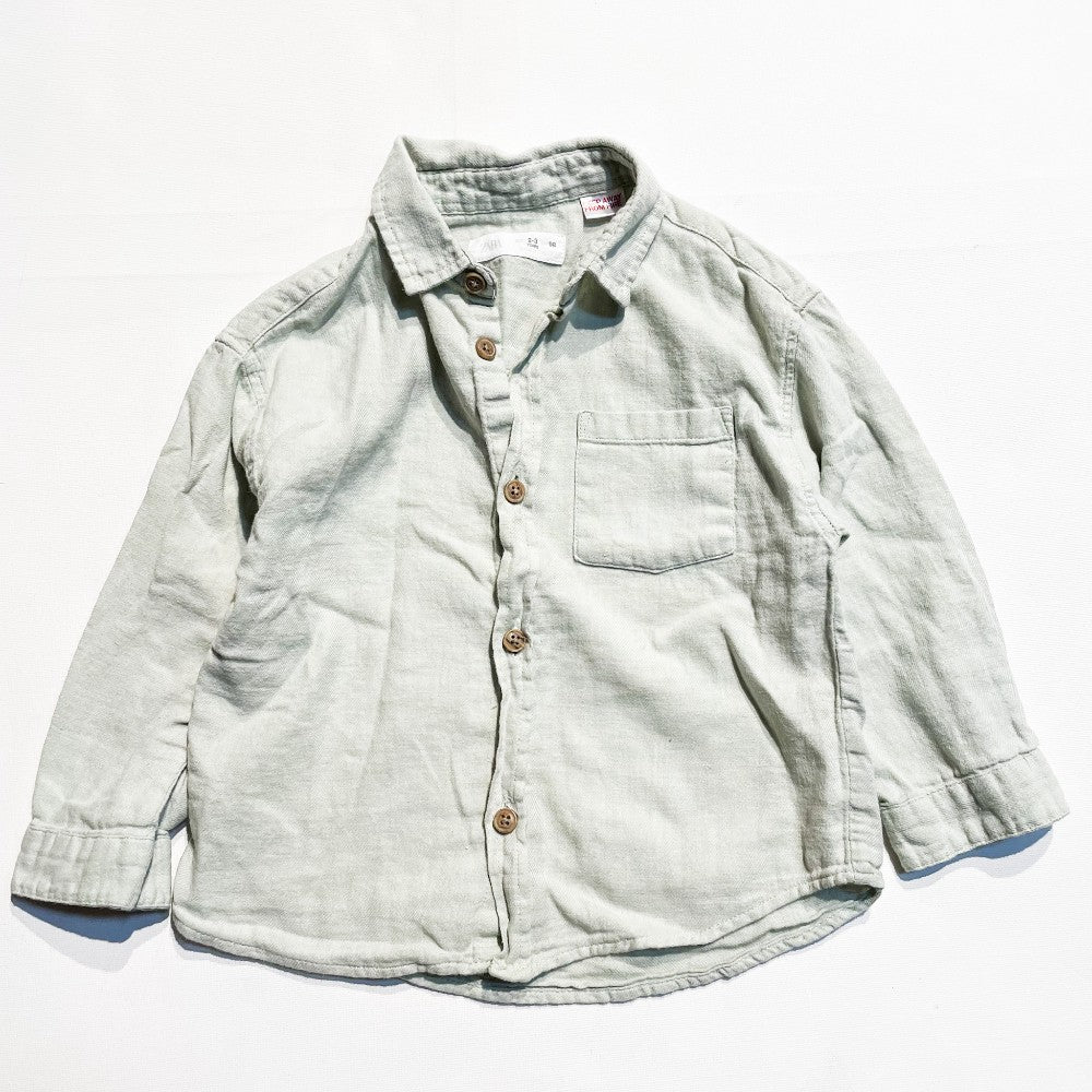 Zara Botton Up Shirt 2-3T|113448