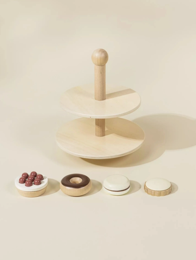 Coco Village - Wooden Desserts Tower|106795