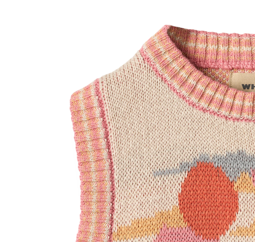Wheat - Jaquard Vest Maria multi|164391