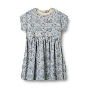 Wheat - Jersey Dress S/S Emilie Blue Summer|125809