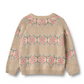 Wheat - Jaquard Pullover Alberte Warm Sand|164400