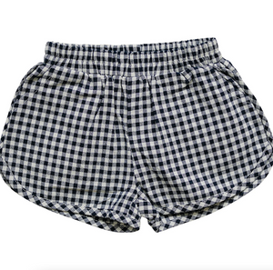Mebie Baby -Navy Gingham Shorts|118304