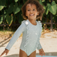 Petit Lem - Swim Dusty Blue Floral|194052