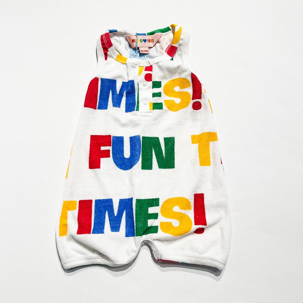 Hugo Loves Tiki Romper 18-24M **Reg $70|209275