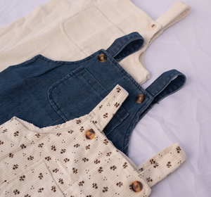 Roobear - Overalls Floral Cord|114108