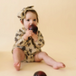 Organic Bubble Romper - Posy|107538