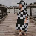 Little Trouble - Checker Poncho Towel|205819