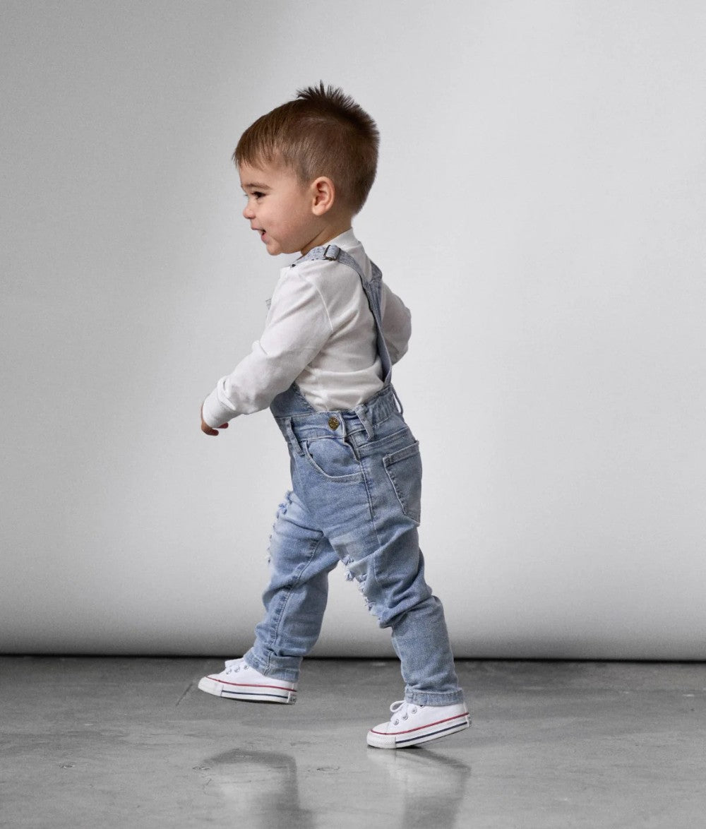 Little Bipsy - Denim Overall - Light Wash|109222