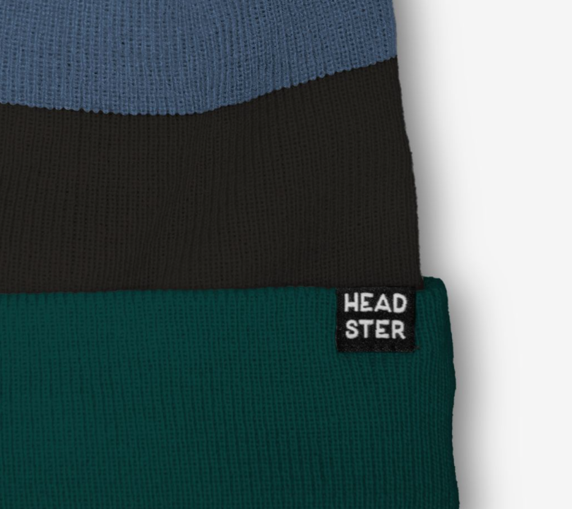 Headster - Tricolor Beanie Lined With Fleece|170137