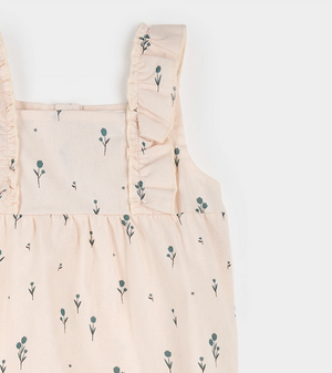 Petit Lem - Ruffle Romper - Blue Tulips|187249