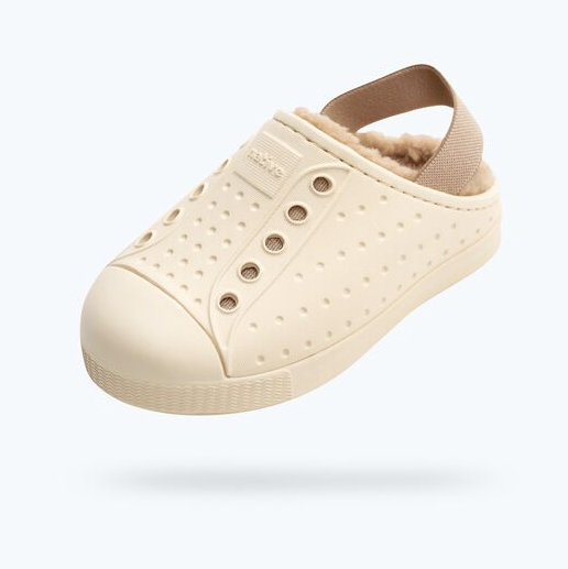 Native - Jefferson Cozy Little Kids - White/Tan|153606