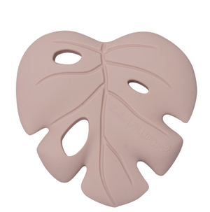 Loulou Lollipop - Silicone Teether - Pink Monstera|153112
