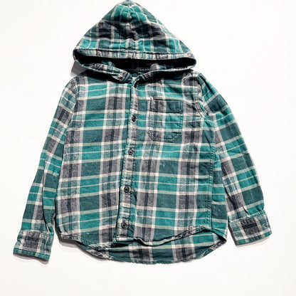 Old Navy Hooded Plaid 5Y *Imperfection|219968