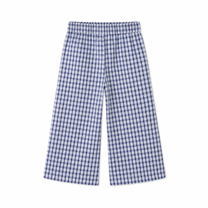 Name It - Navy Gingham Wide Leg Pant